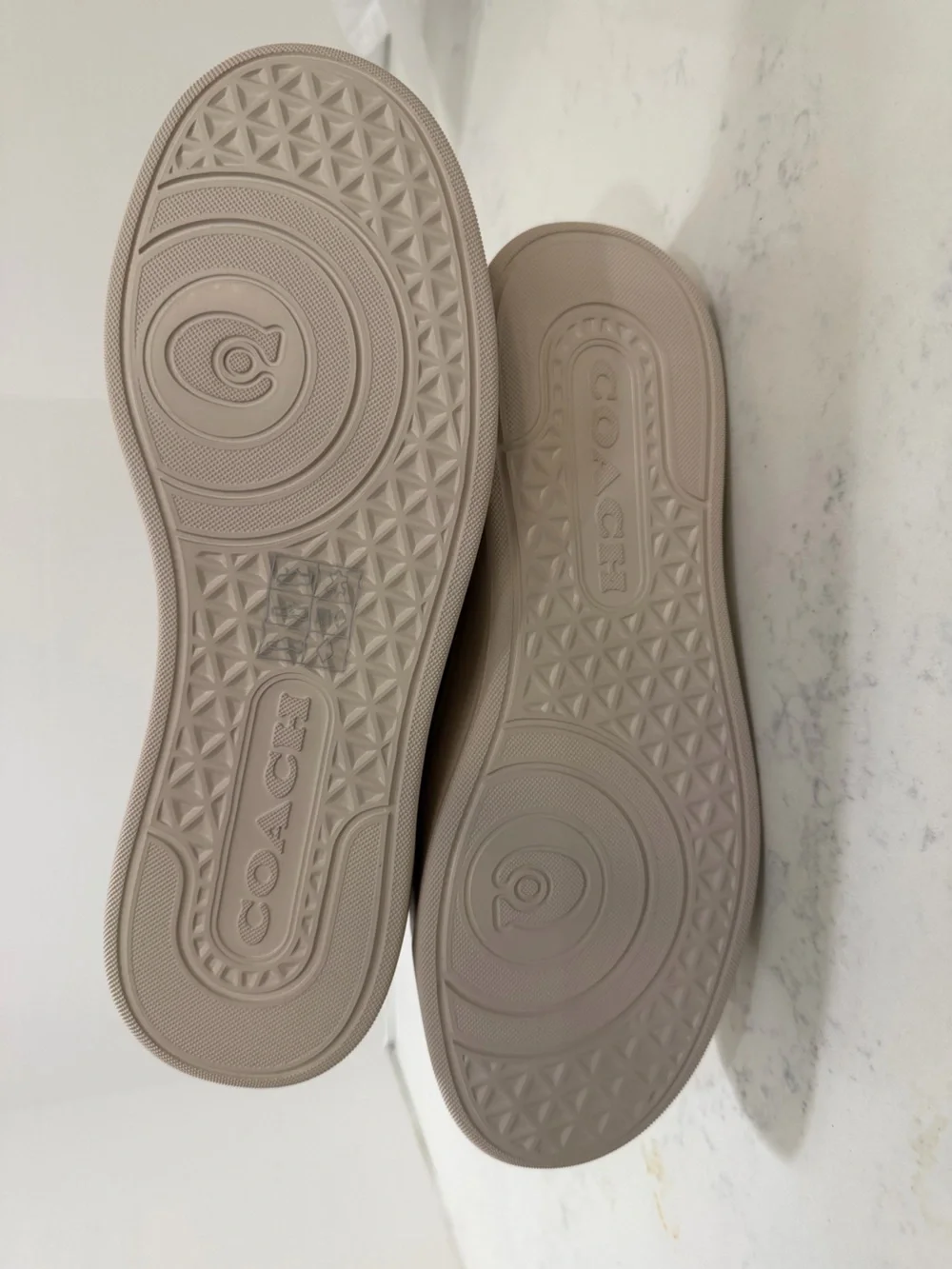 Coach cream graphic 'New York Big Apple' sneakers